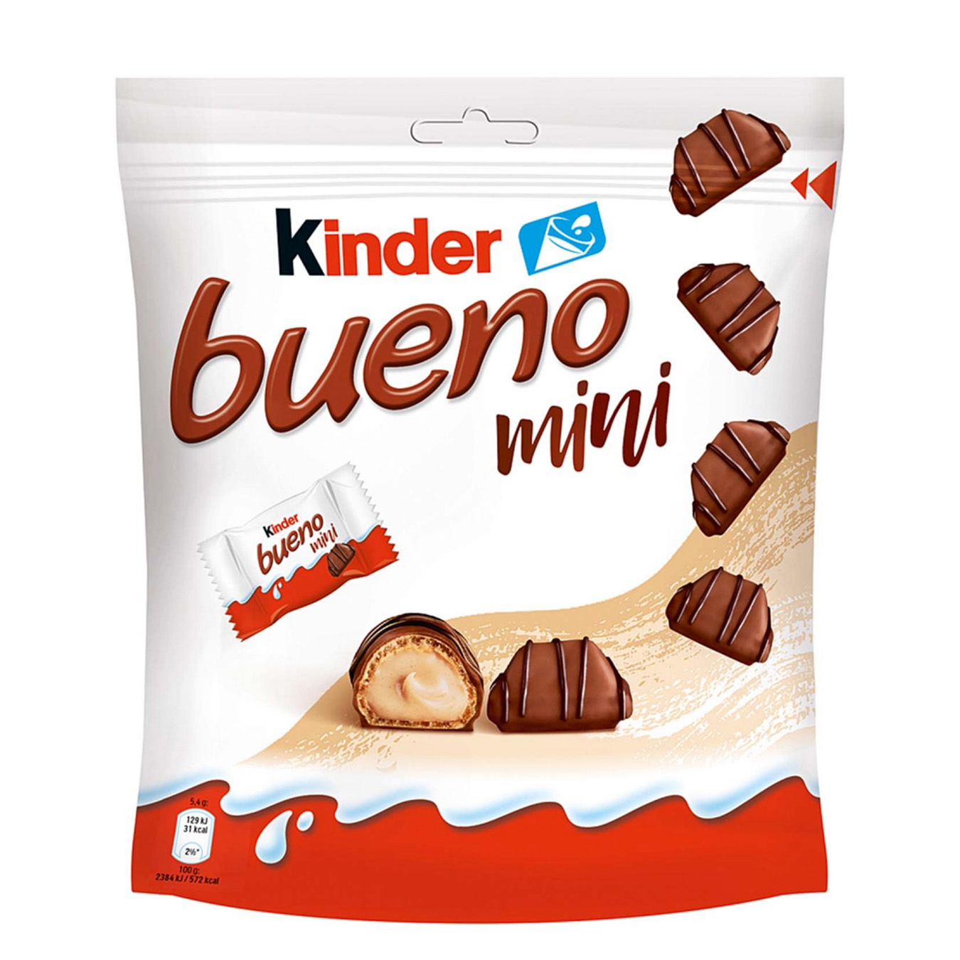 Батончик Kinder Bueno mini с ореховой начикой 108г