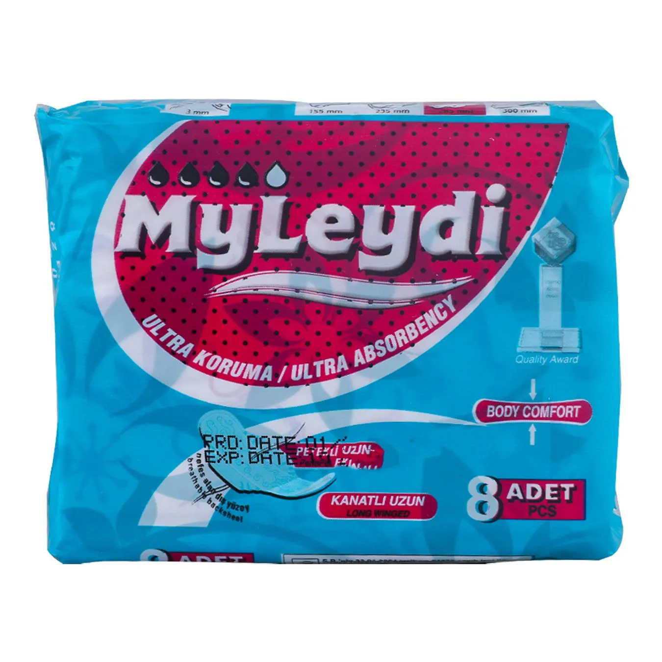 Hygienic pads My leydi long 8 pcs