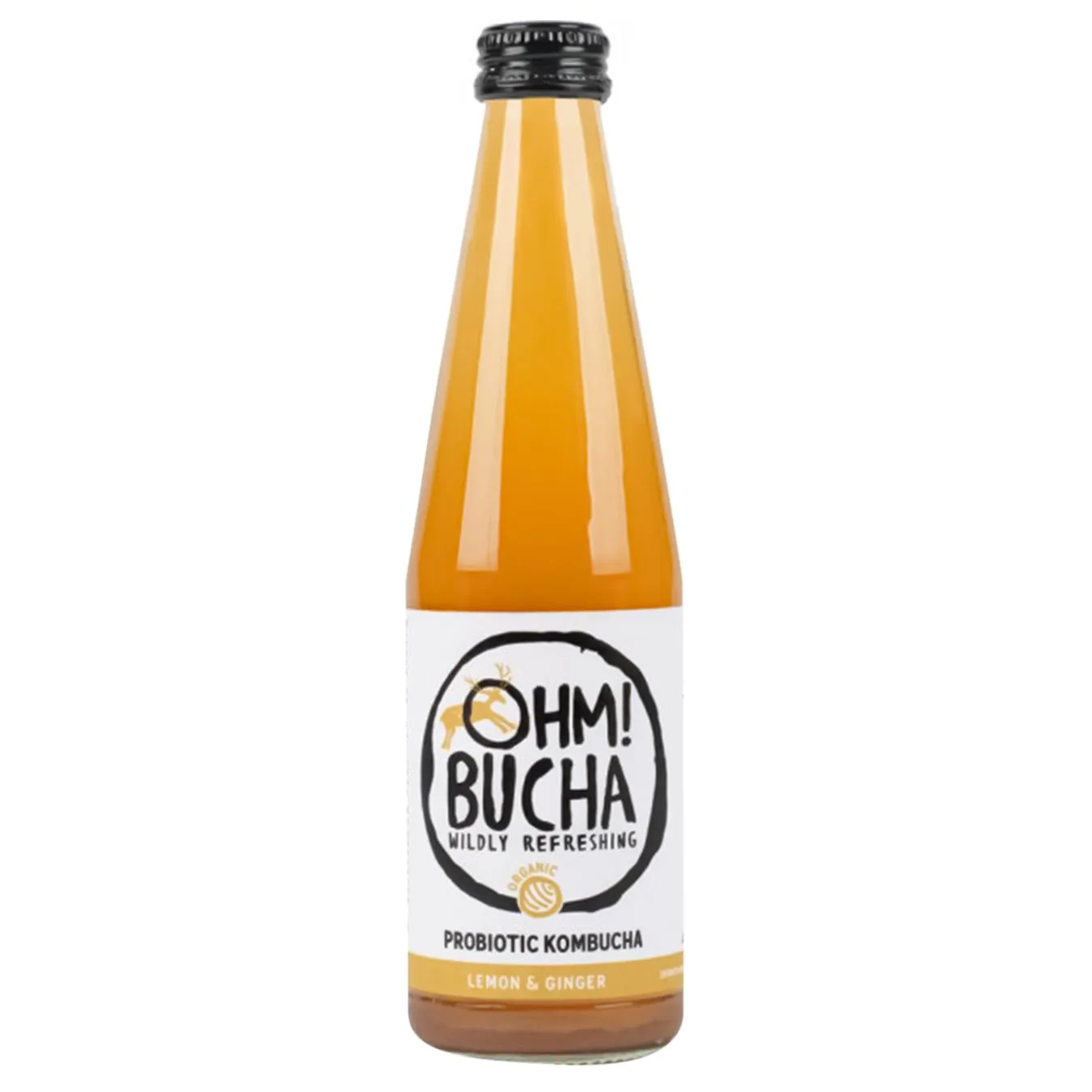 Still drink Ohm!Bucha Kombucha lemon, ginger 0.35 l