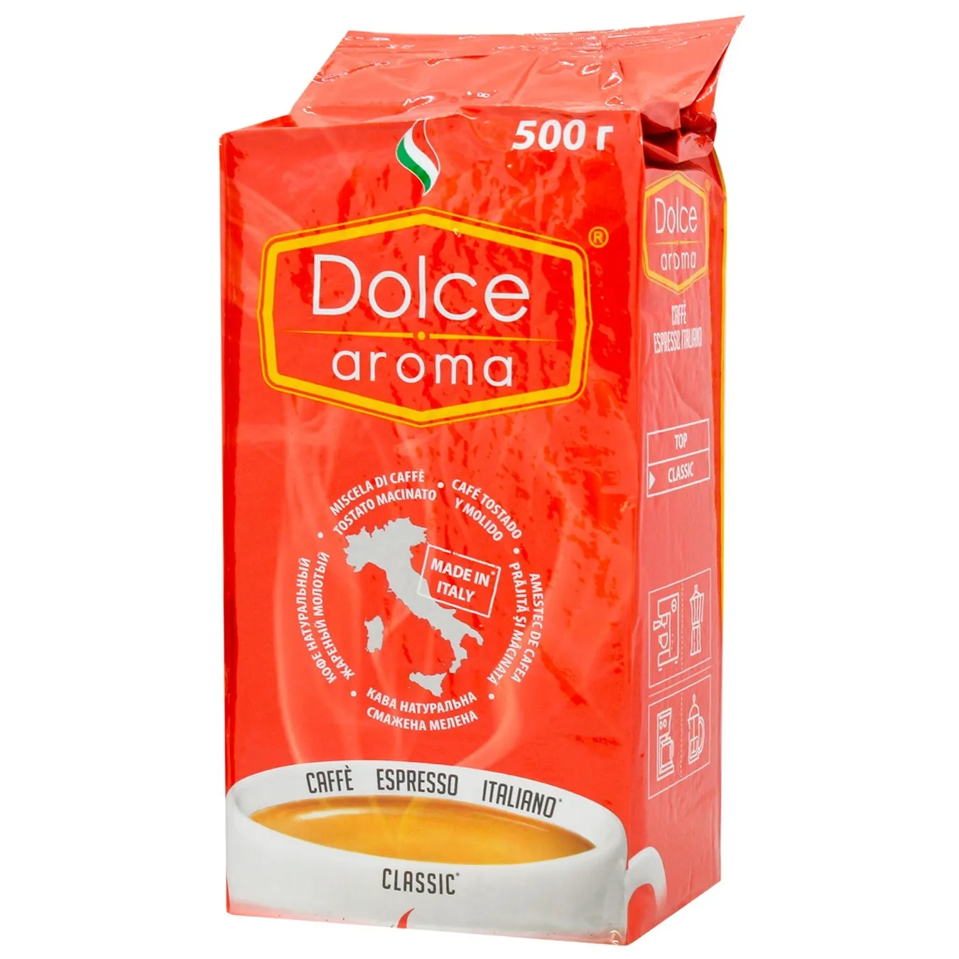 Ground coffee Dolce Aroma Classic 500g