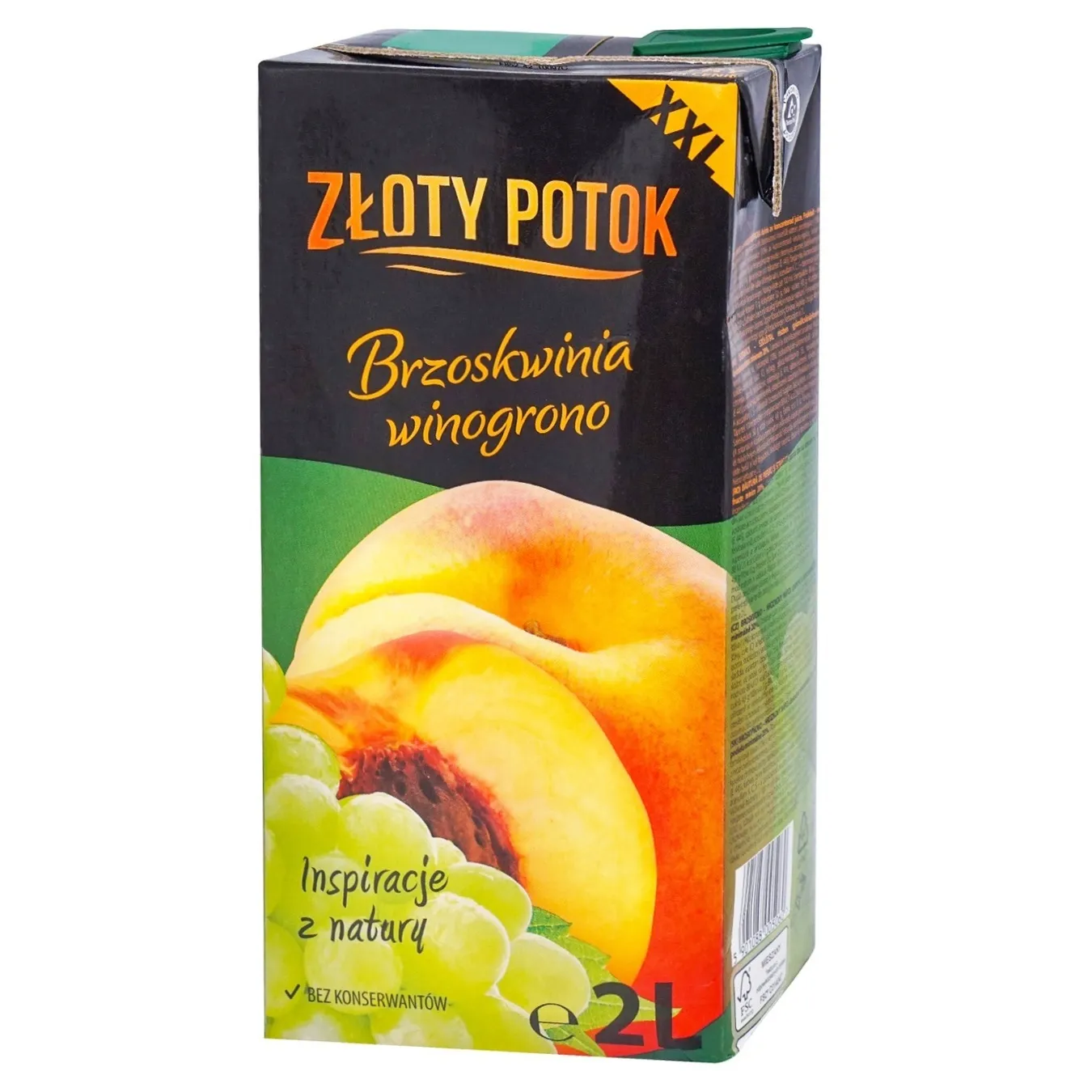 Нектар Zloty Potok персик - виноград 2л
