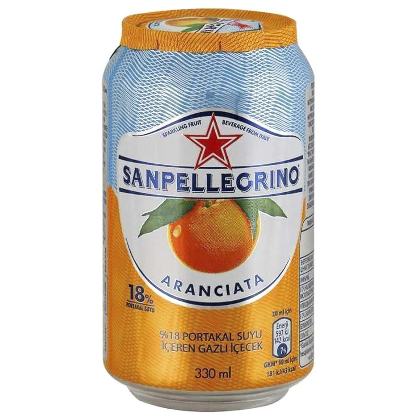 S. Pellegrino Aranciata orange carbonated beverage 330ml
