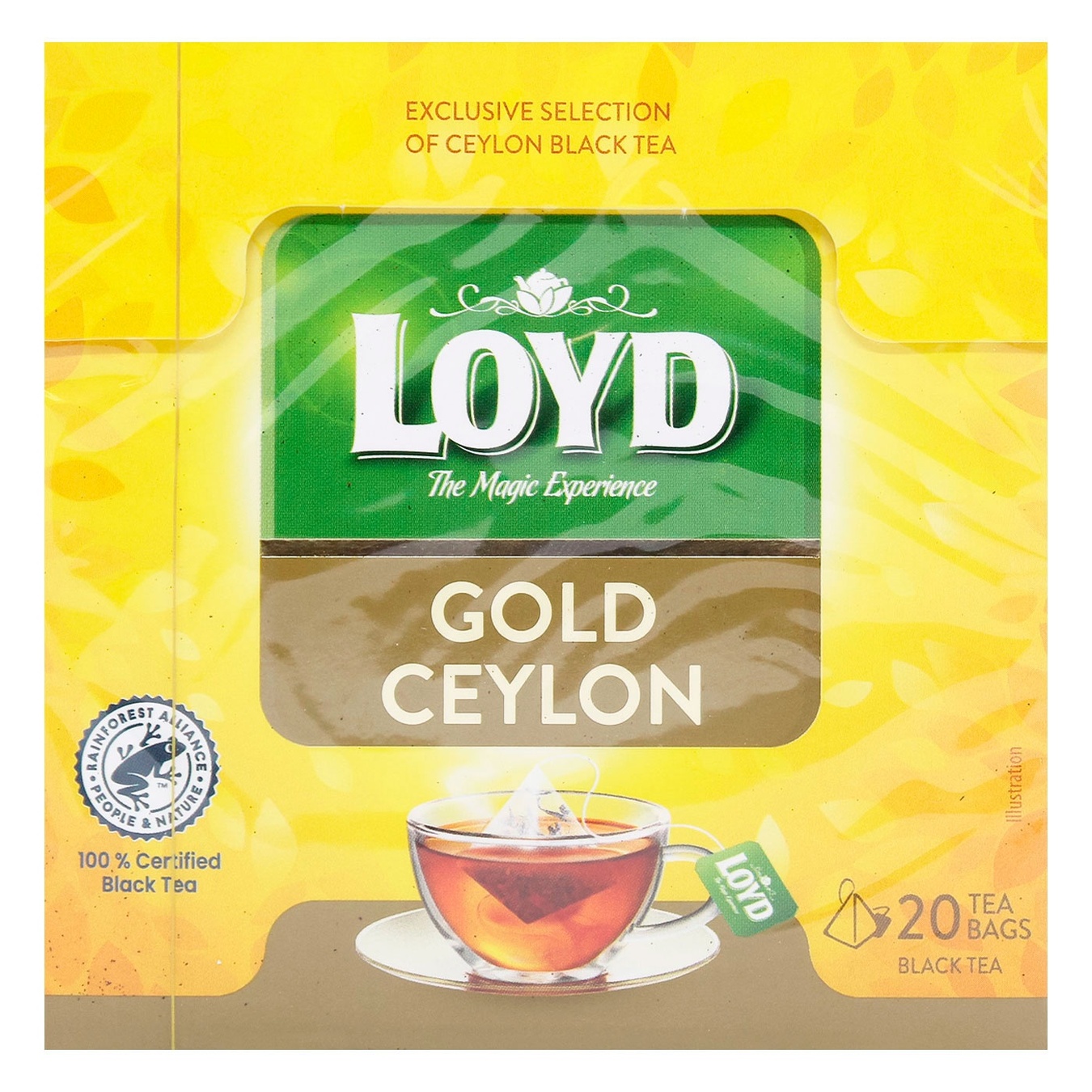 Black tea LOYD Gold Ceylon 2g*20pcs