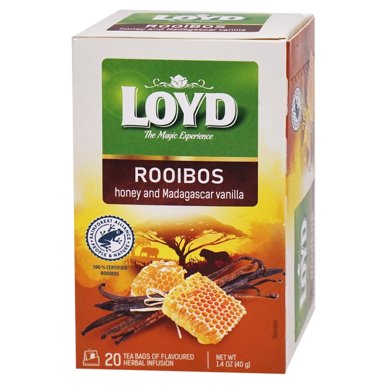 Чай Ройбос LOYD с медом и мадагаскарской ванилью 2г*20шт