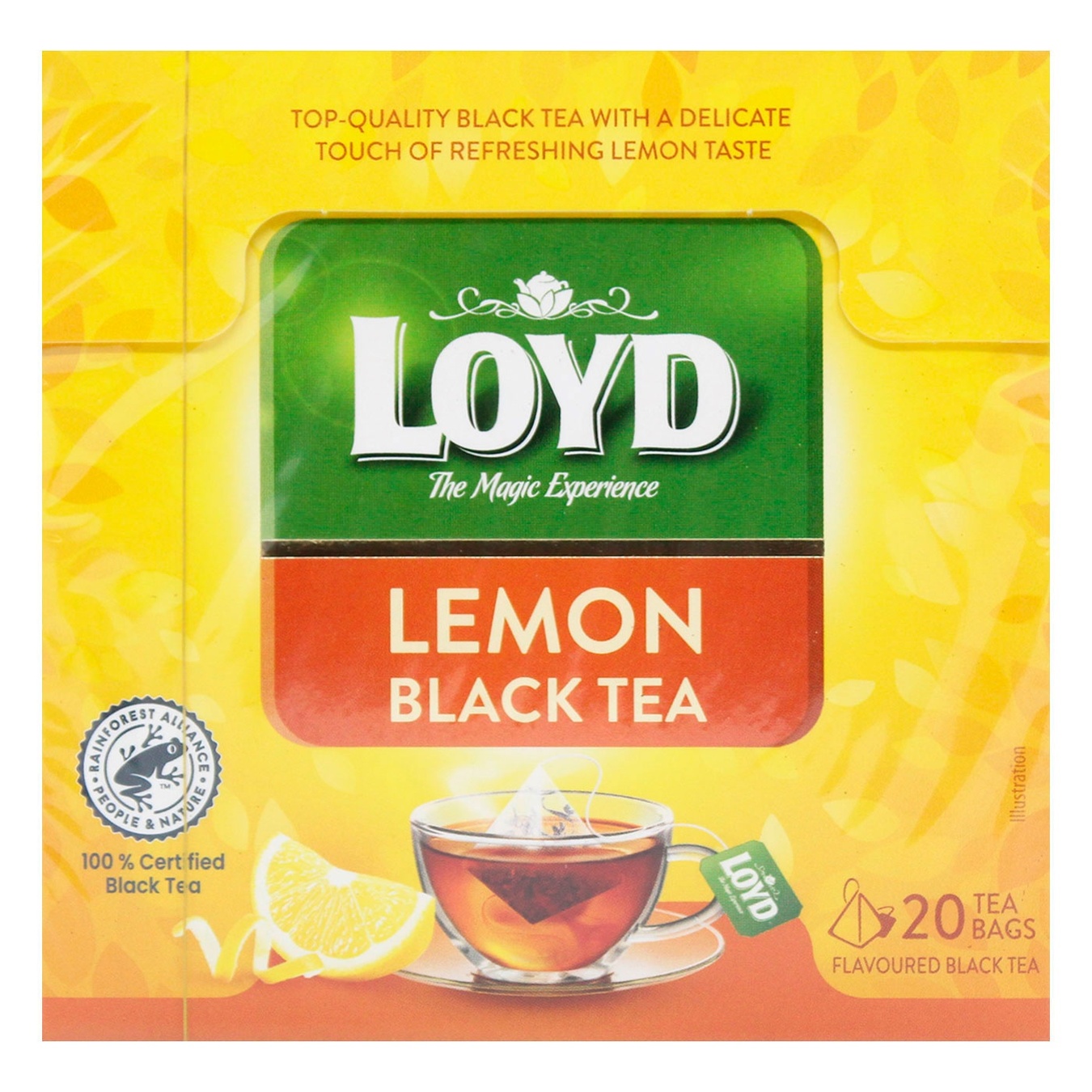 Чай чорний LOYD з лимоном 1,7г*20шт