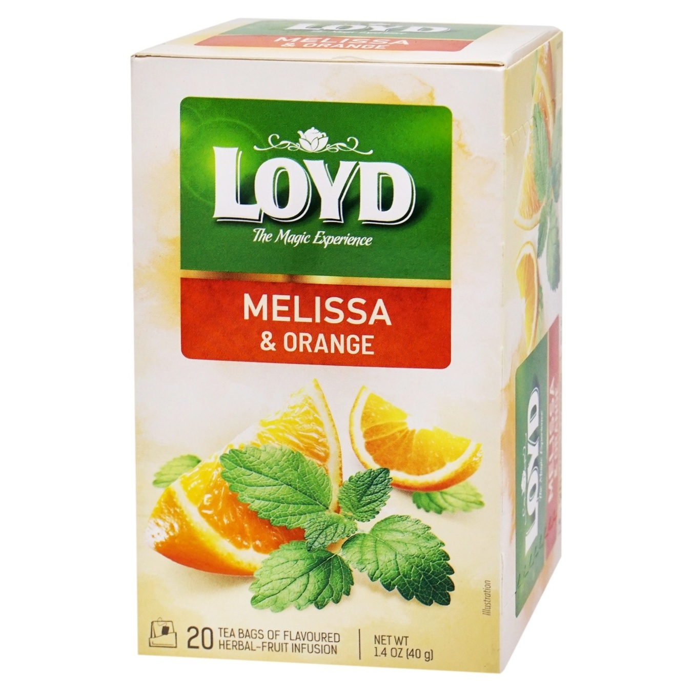Чай трав'яний м Меліса і Апельсин 2г*20шт