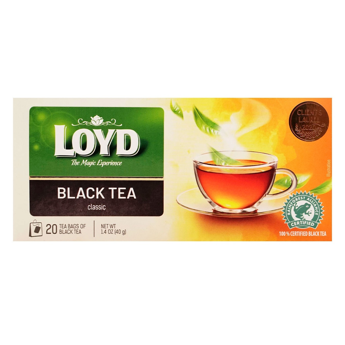 Tea black LOYD Classic 2g*20pcs