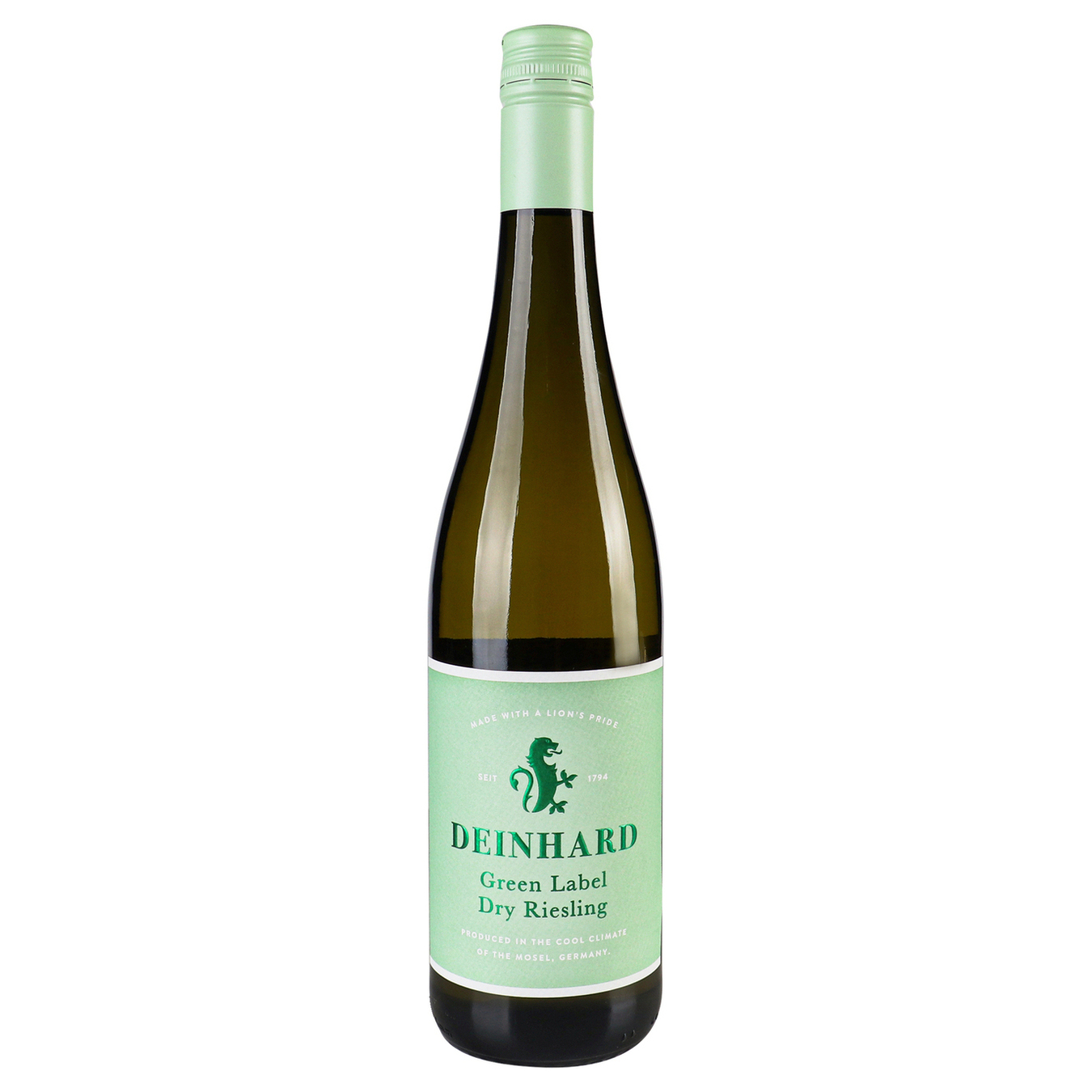 Вино Deinhard Green Label Riesling Mosel белое сухое 12% 0,75л