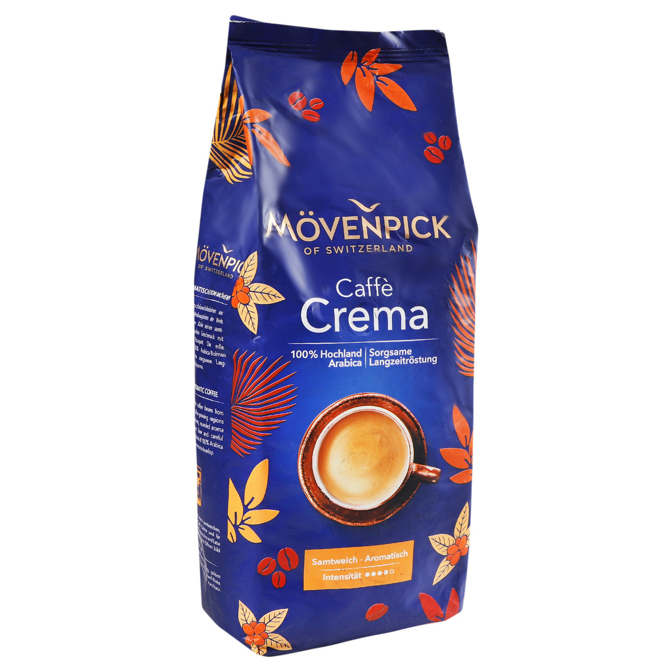 Кава Movenpick Caffe Crema зернова 1кг 2