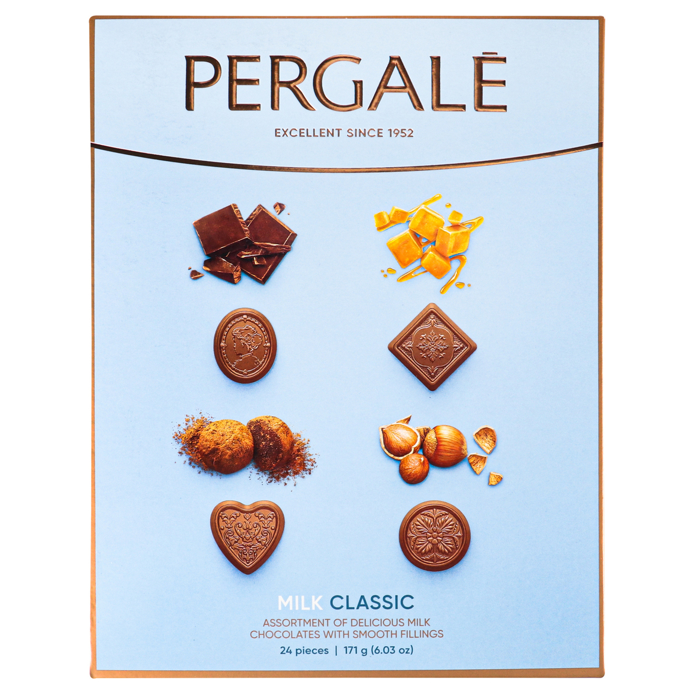 Pergale Classic milk chocolate candies 110g