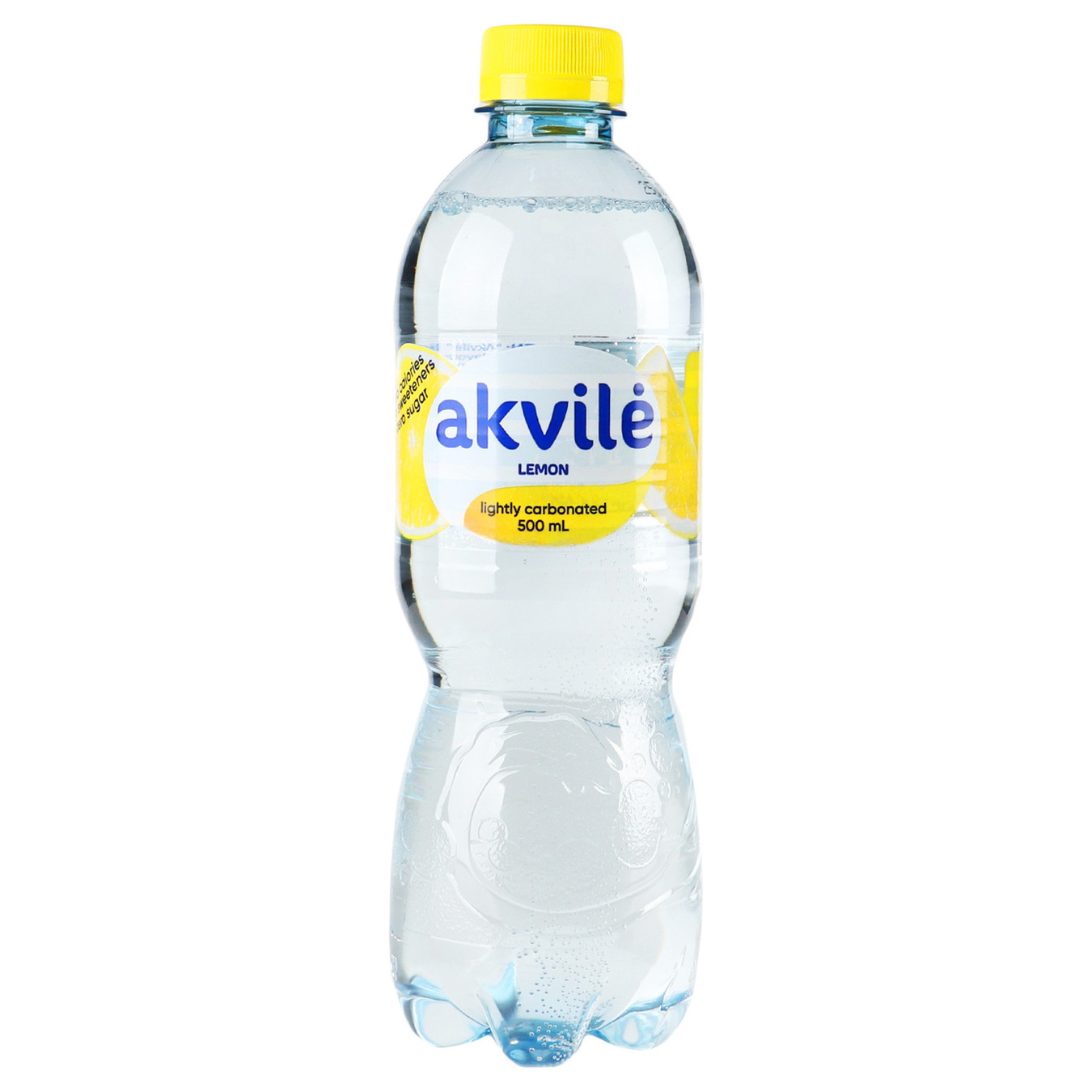 Akvile lemon slightly carbonated water 0.5 l