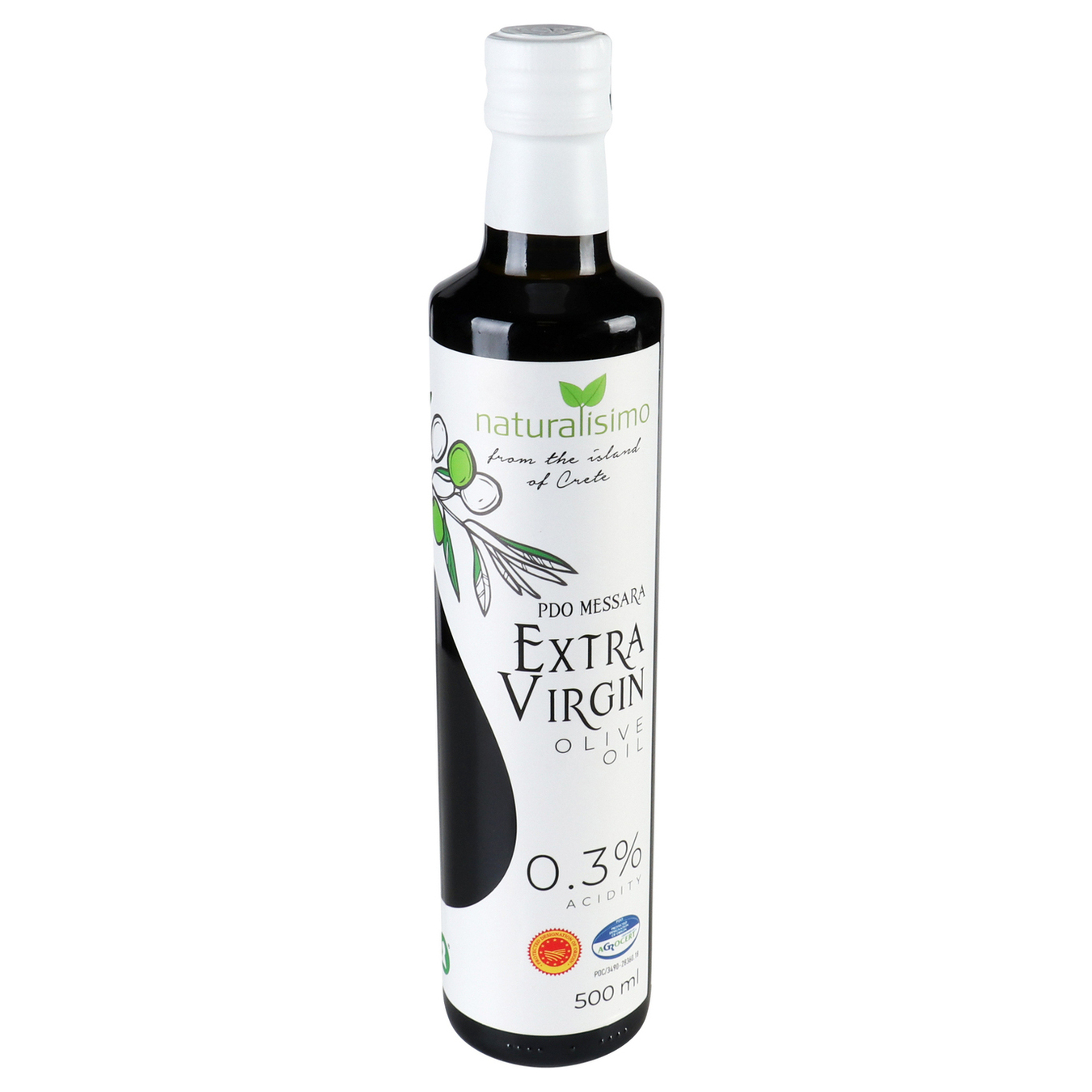 Олія оливкова першого віджиму Naturalisimo (0.3%) 0,5л 2