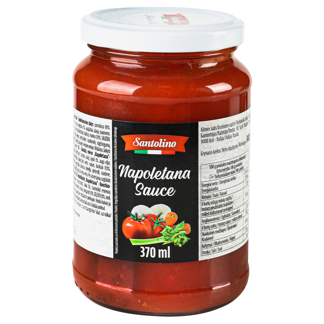 Sauce Santolino Neapolitan pasteurized 370g 2
