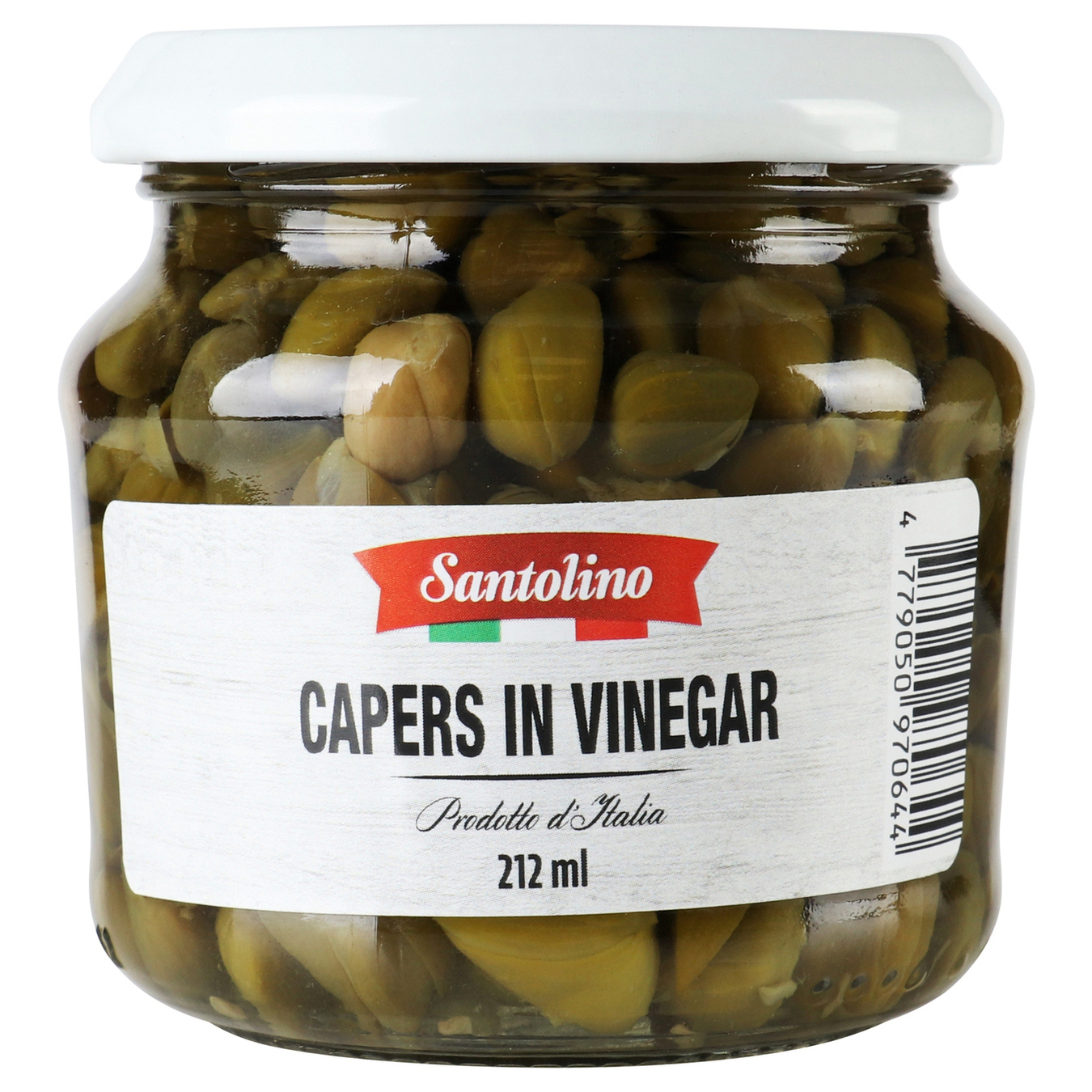 Santolino capers in wine vinegar canned pasteurized 190g