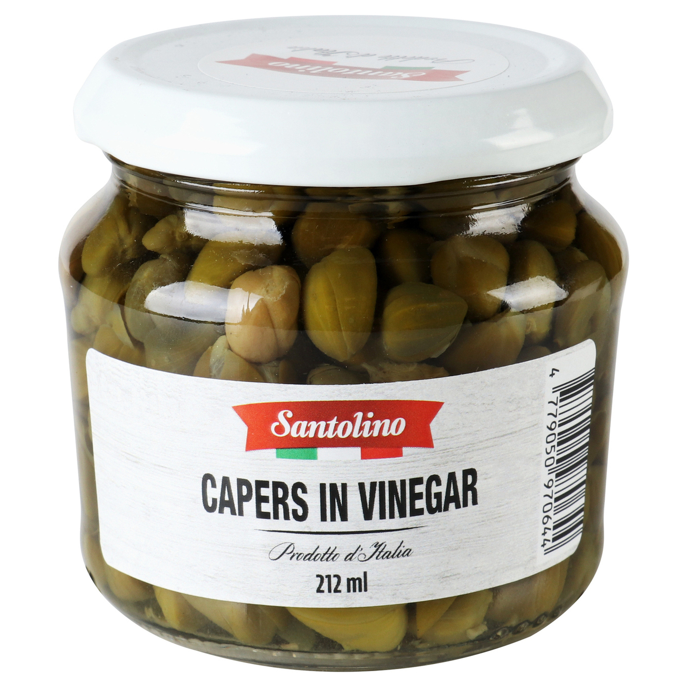 Santolino capers in wine vinegar canned pasteurized 190g 2