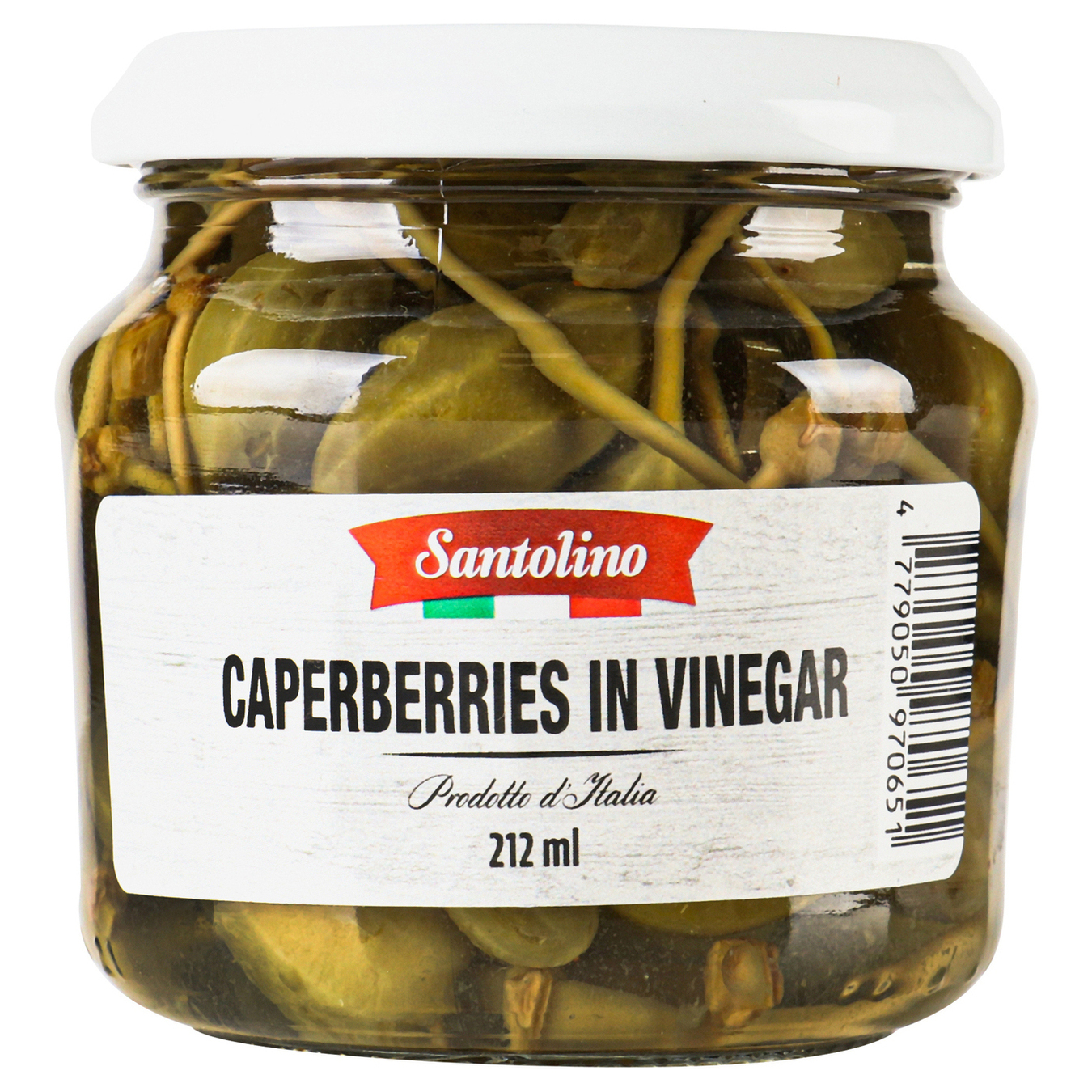 Santolino capers in vinegar canned pasteurized 190g