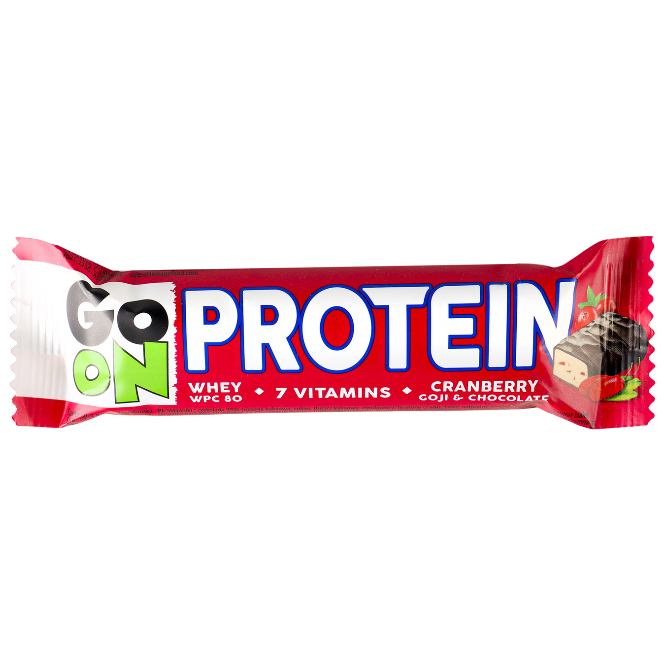 Go On With Crunberry Protein Bar 50g