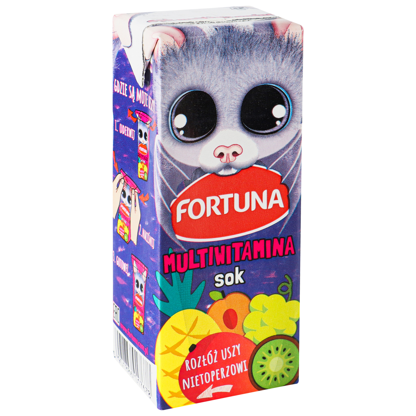 Сок Fortuna Forest Friends мультивитамин 0,2л 2
