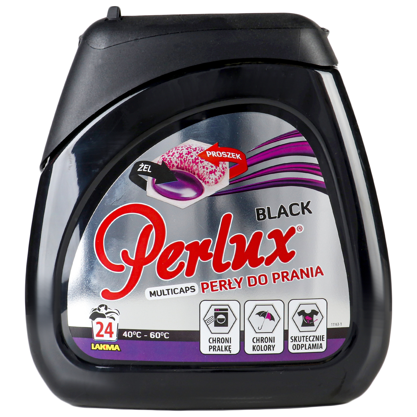Капсули для прання Perlux чорних речей 24шт