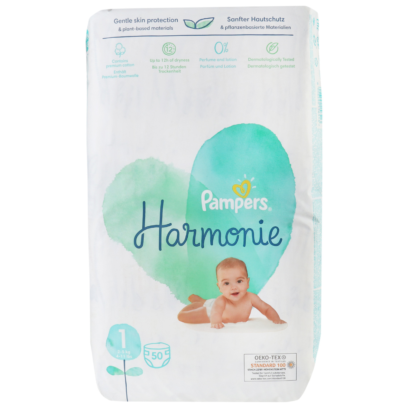 Baby diapers Pampers Economy Harmonie Newborn disposable 2-5 kg 50 pcs