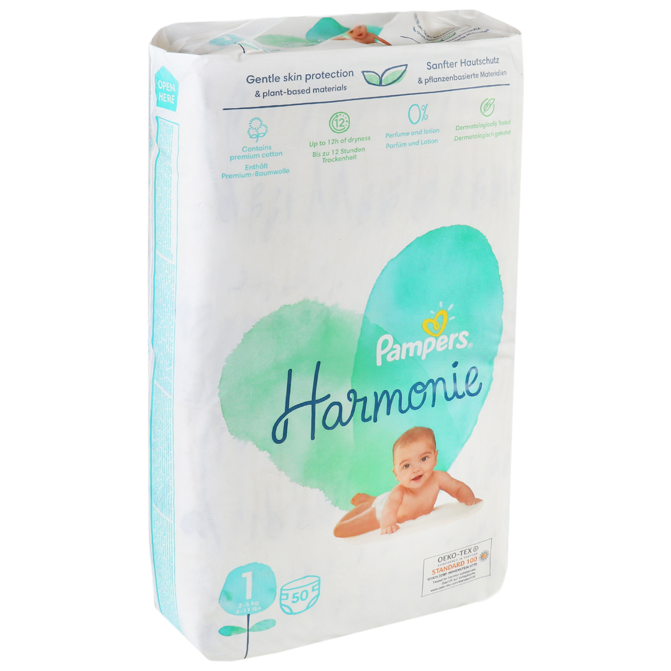 Baby diapers Pampers Economy Harmonie Newborn disposable 2-5 kg 50 pcs 2