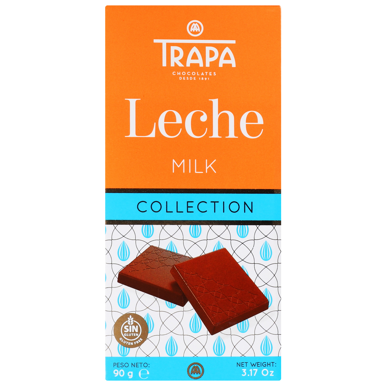 Шоколад Trapa Collection молочний 90г