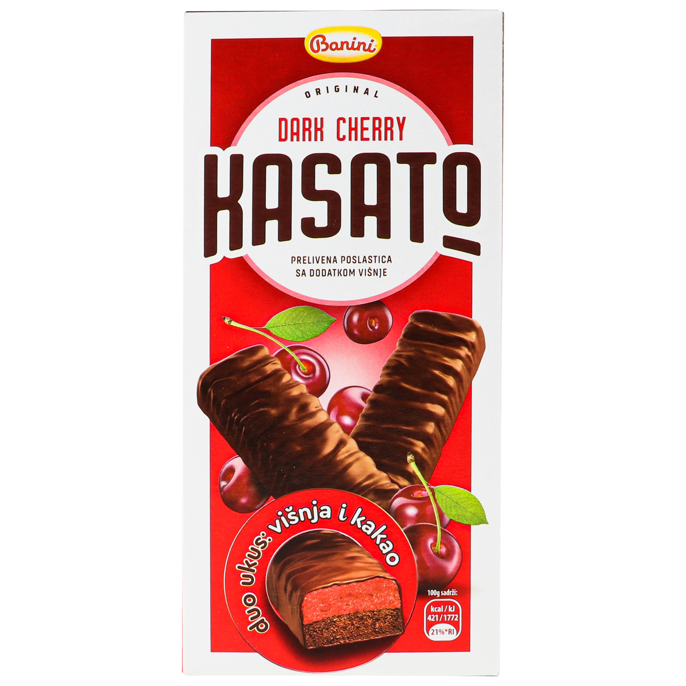 Biscuit Kasato Dark cherry 120g