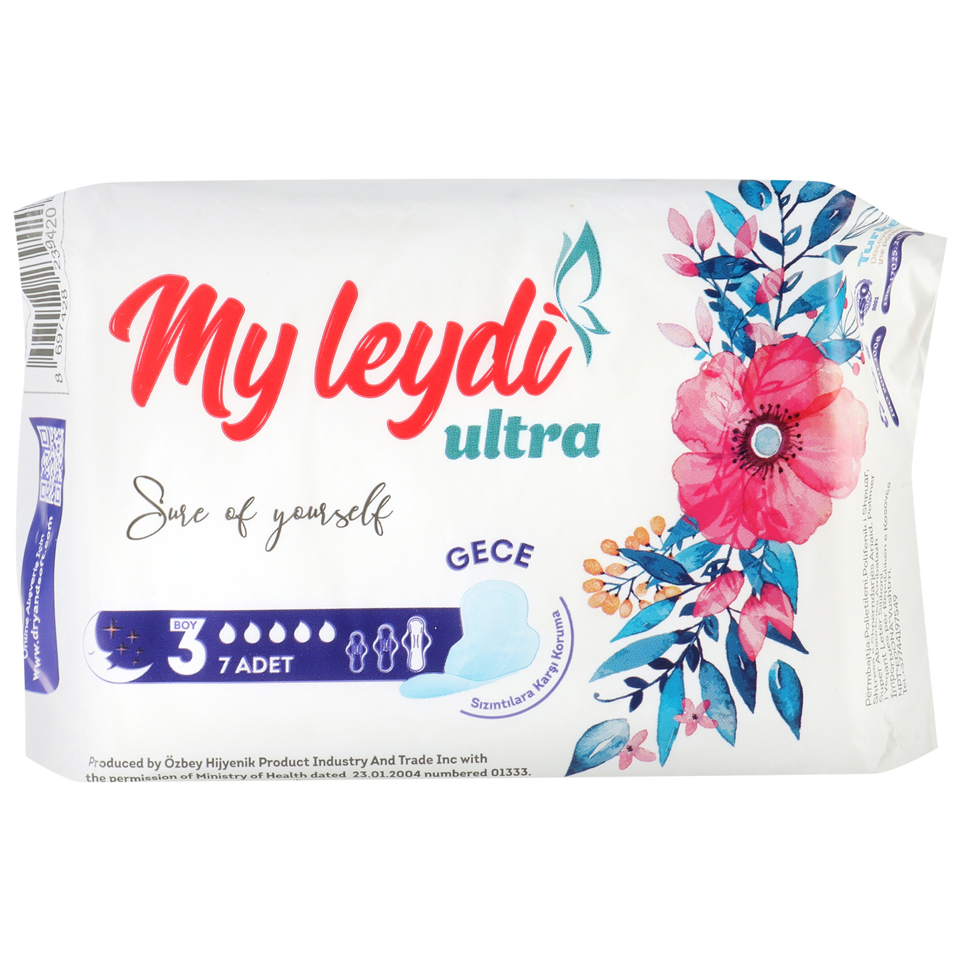 Hygienic pads My leydi night 7 pcs