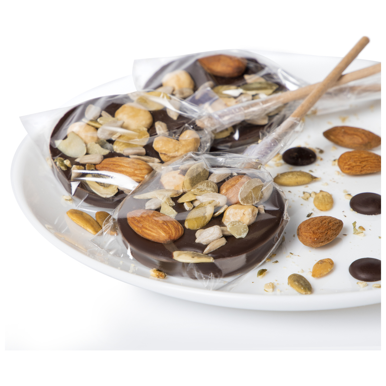 Цукерка Майстри шоколаду Медіант з прикрасами в асортименті молочний та чорний шоколад 20г