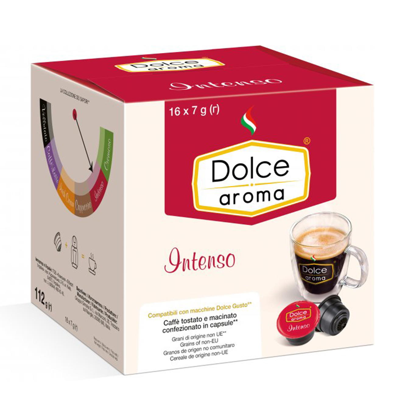 Coffee in capsules Dolce Aroma Intenso 16 pcs