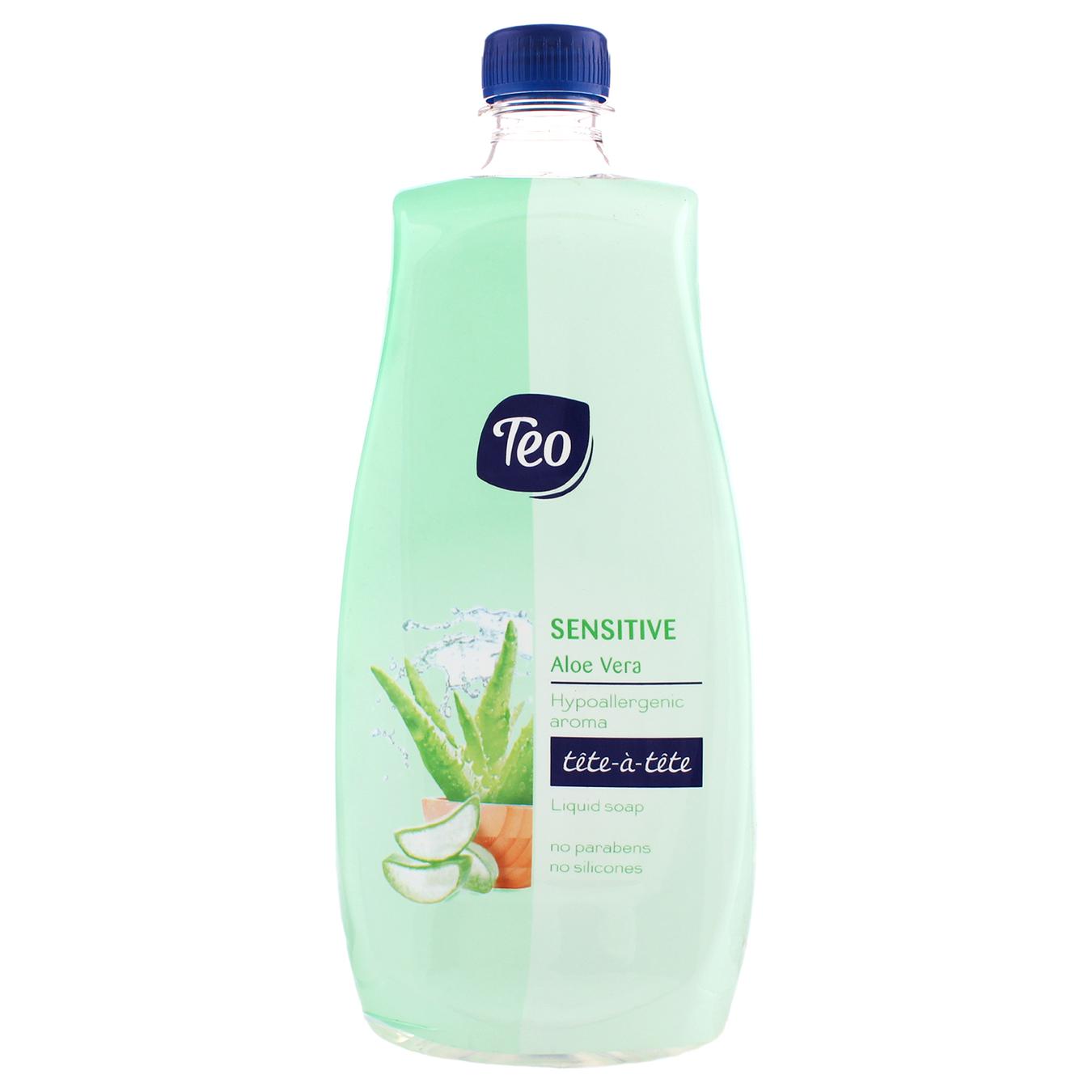 Liquid soap Rich Milk Sensitive TEO 800 ml