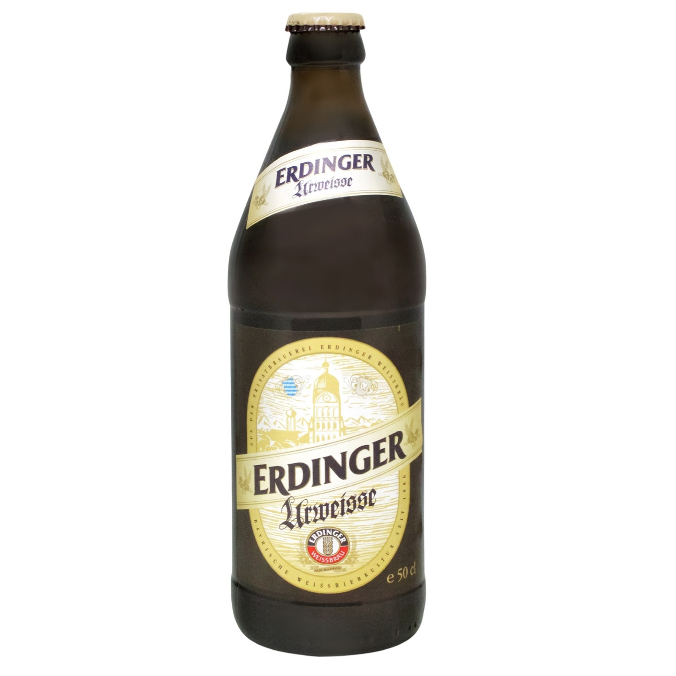 Пиво светлое Erdinger Urweisse нефильтрованное 4,9% 0,5л