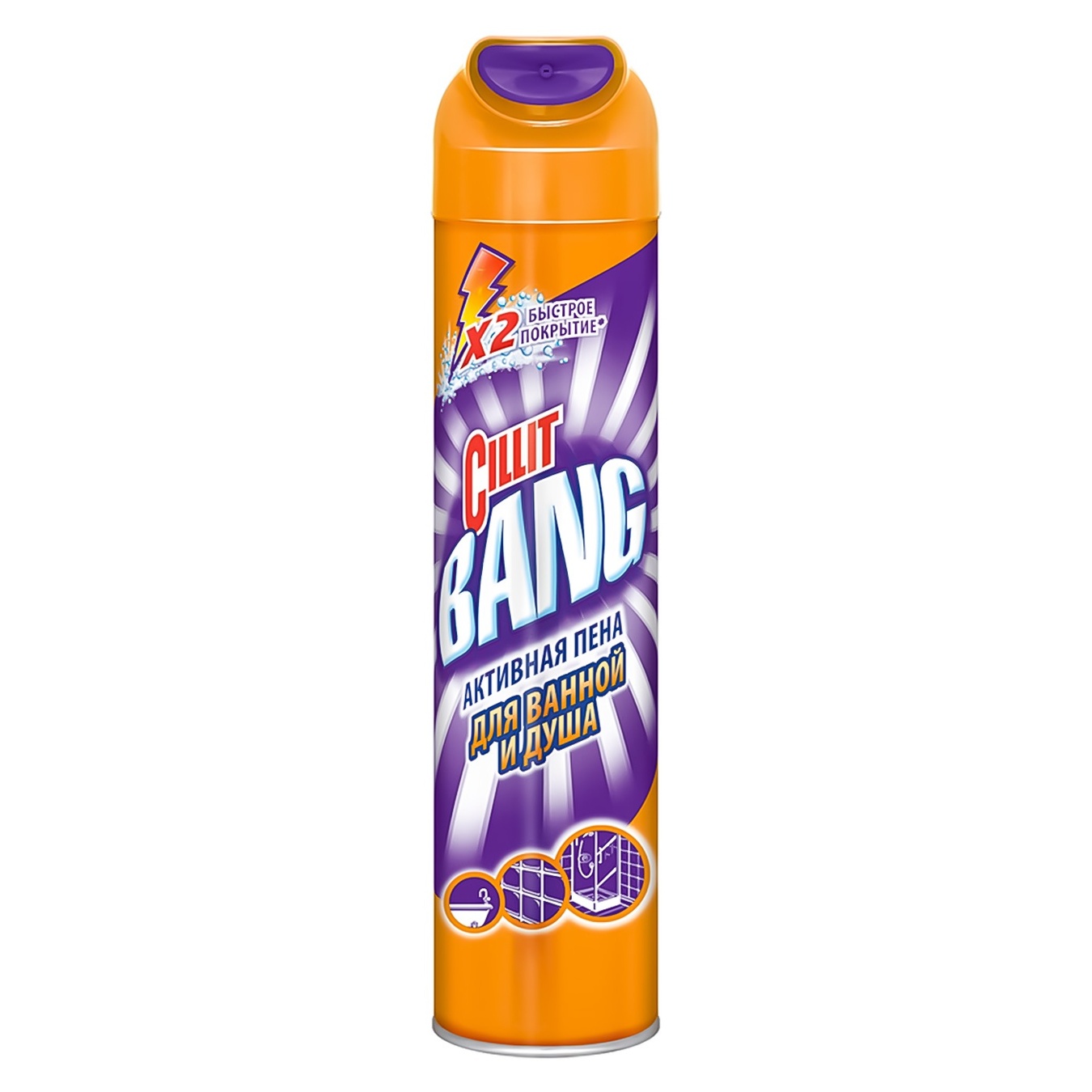 Cillit Bang Active bath and shower foam 600ml