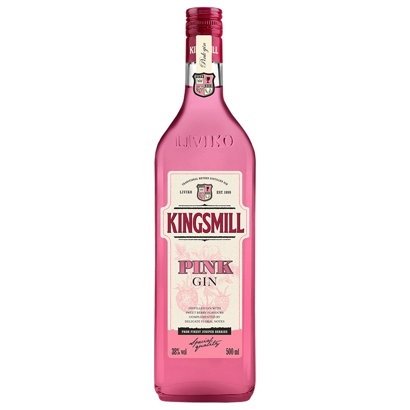 Джин Kingsmill Pink Лівіко 38% 0,5л