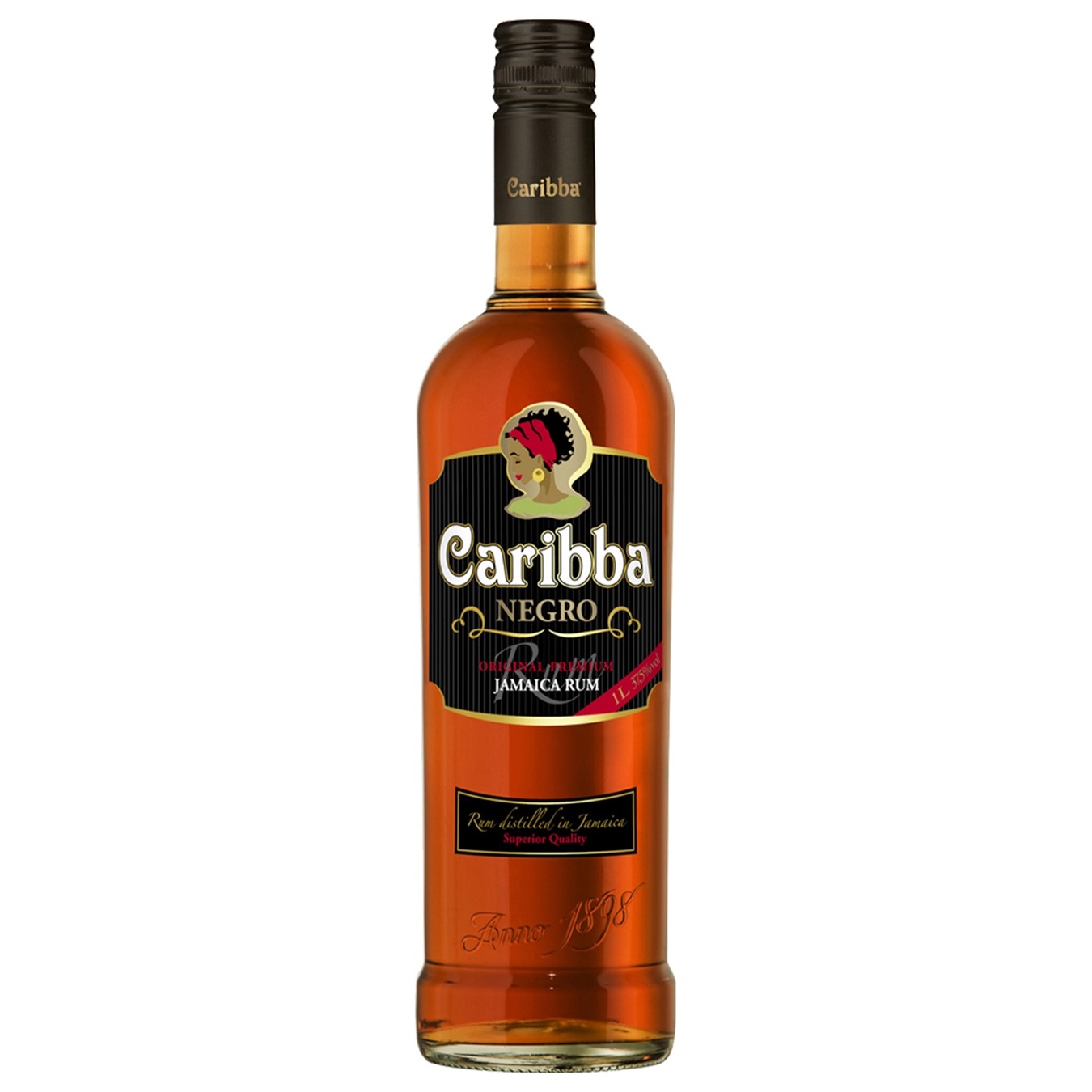 Rum Livico Cariba Negro 37.5% 1l