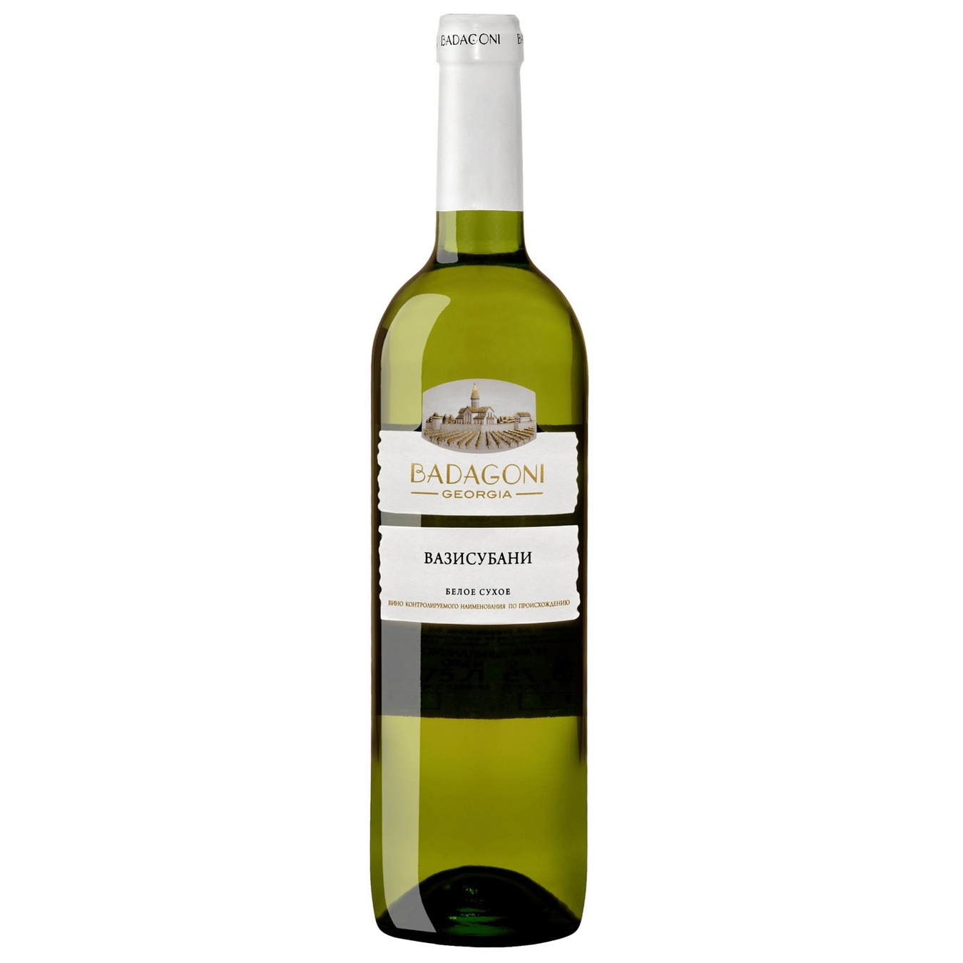 Вино Badagoni Вазисубанное белое сухое 12% 0,75л