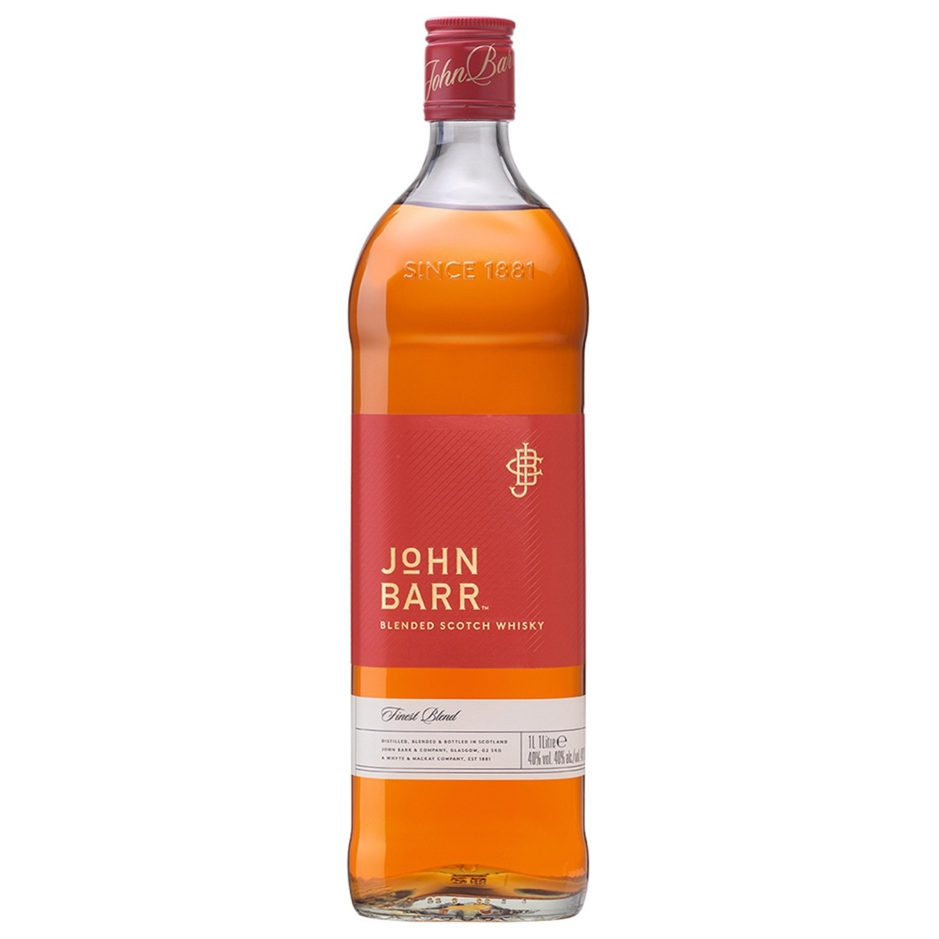 Виски John Barr 40% 1л