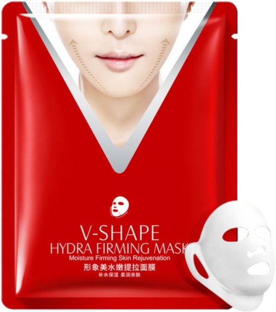 Images fabric lifting mask for correcting the v-shaped oval of the face Images 1 pc
