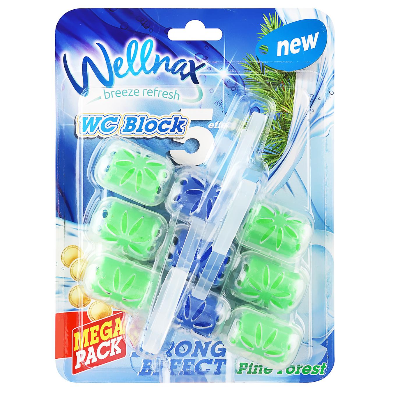 Блок для унитаза Wellnax-3 Mega Сосна 3*57г