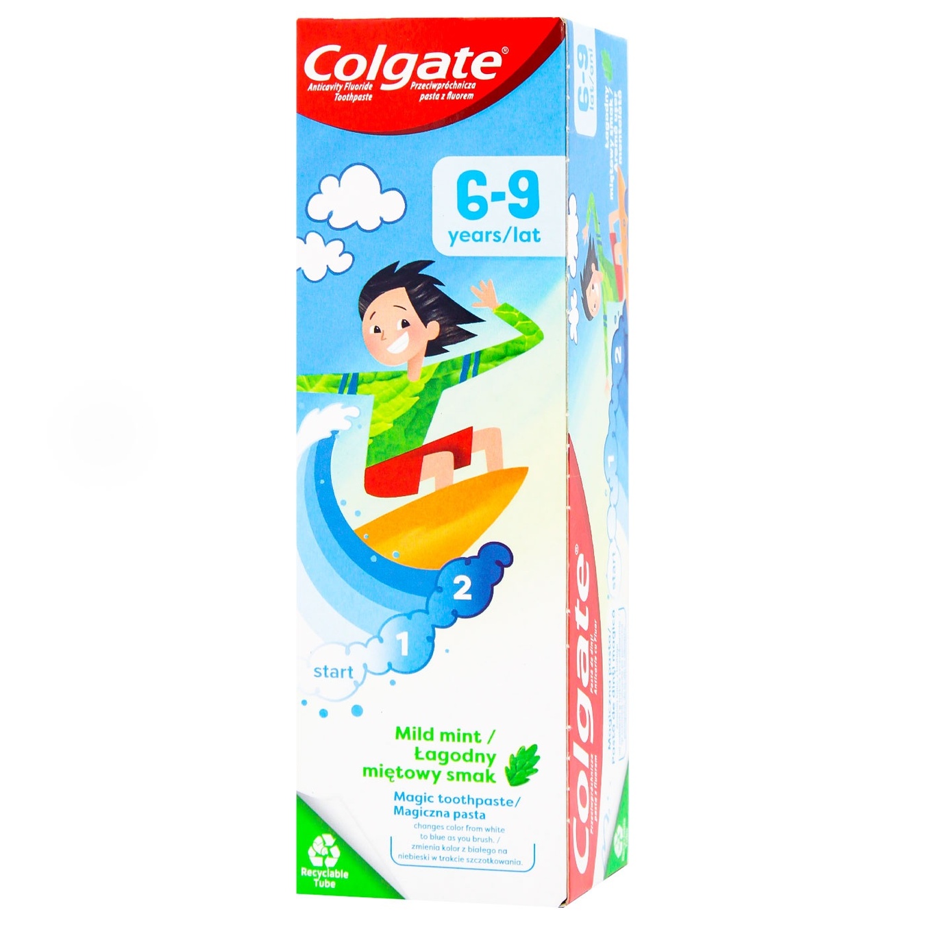 Colgate toothpaste for children 6-9 years old with the taste of gentle mint 50 ml