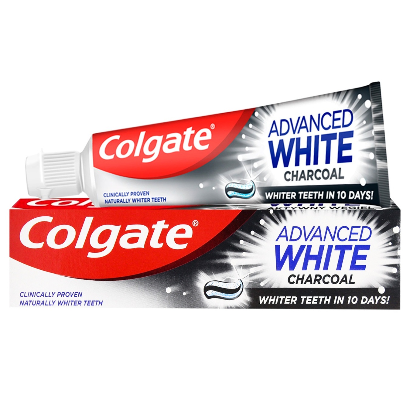 Colgate Advanced white charcoal whitening toothpaste with coal 100 ml