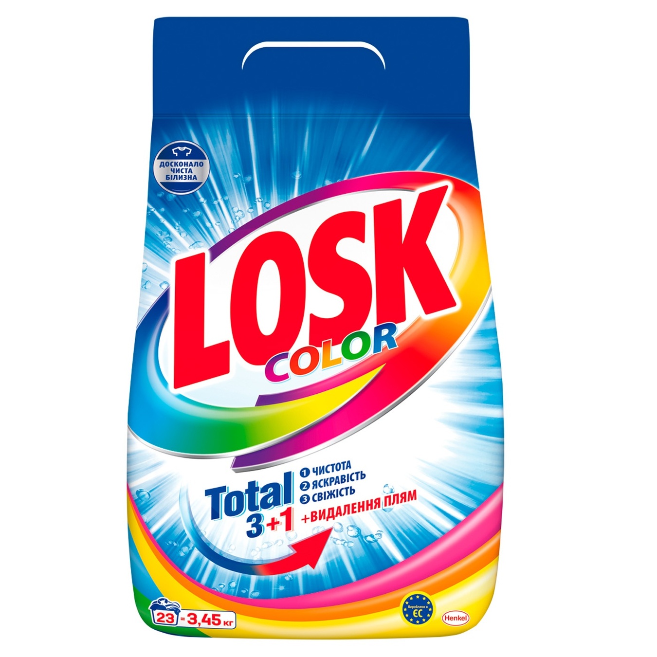 Порошок для прання автомат Losk автомат для кольорових речей, 3,450 кг
