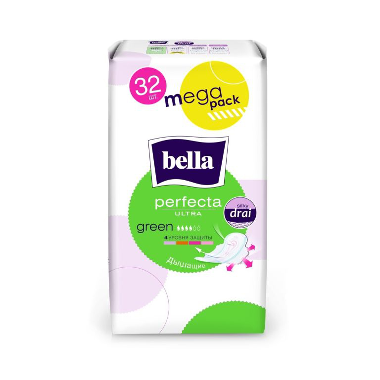 Прокладки гігієнічні Bella Perfecta ultra Green 32шт