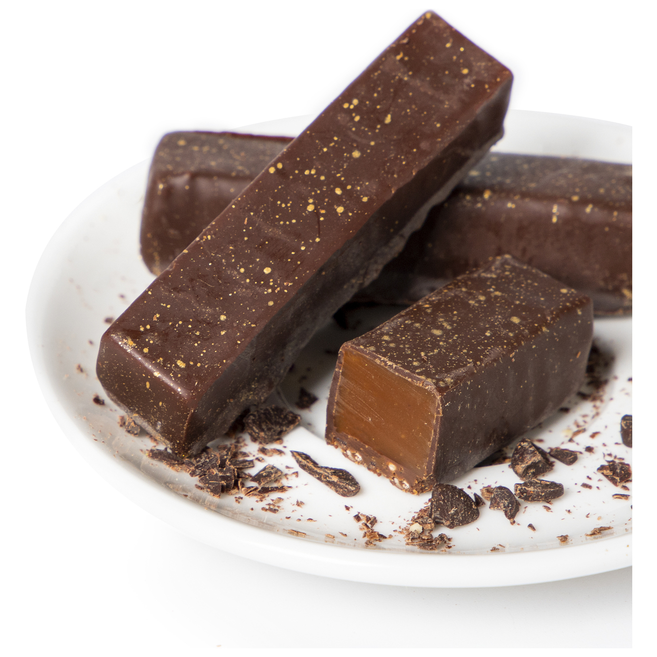 Цукерка Майстри шоколаду нарізна Солона карамель в темному шоколаді 13г