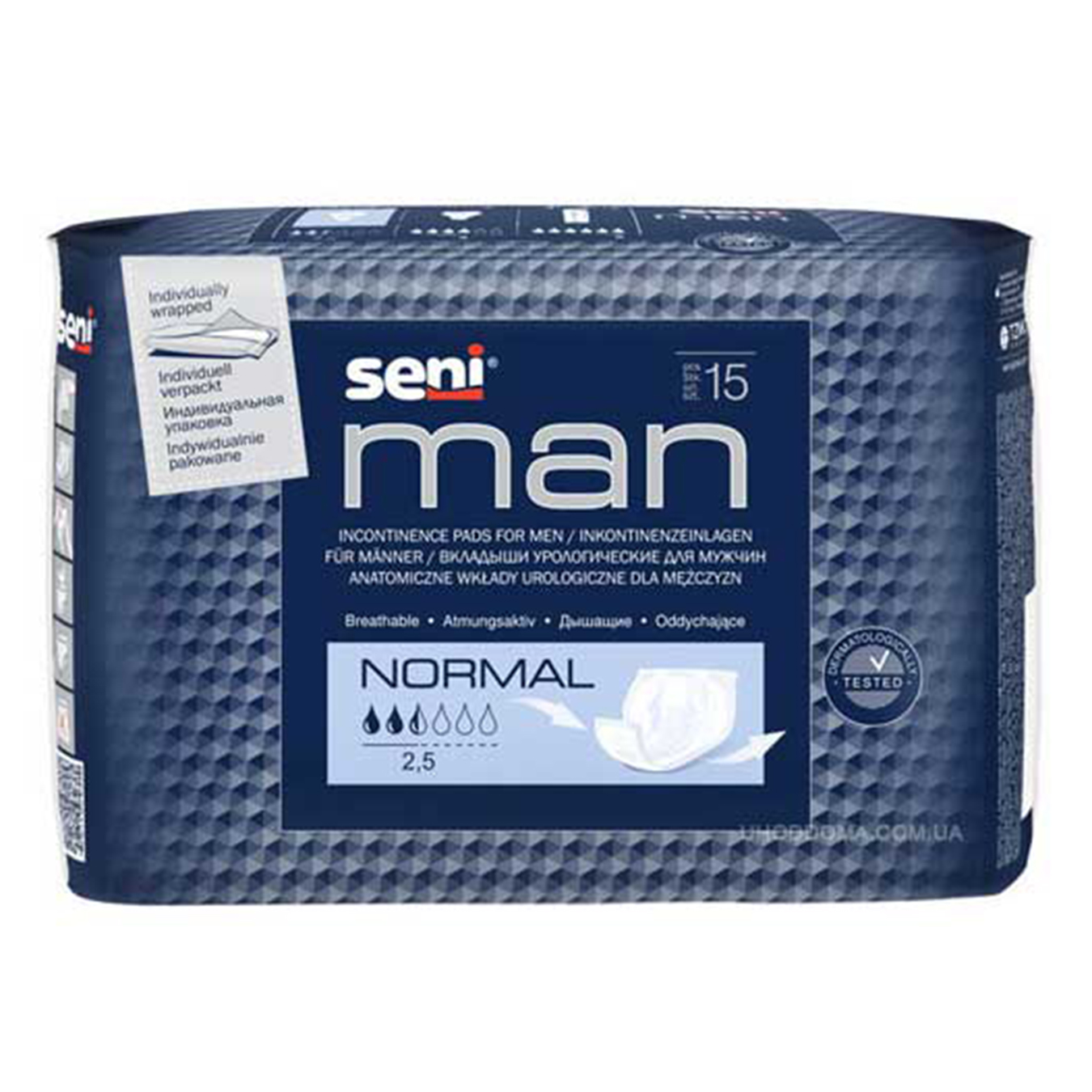 Прокладки урологiчнi SENI Man Normal 15 шт