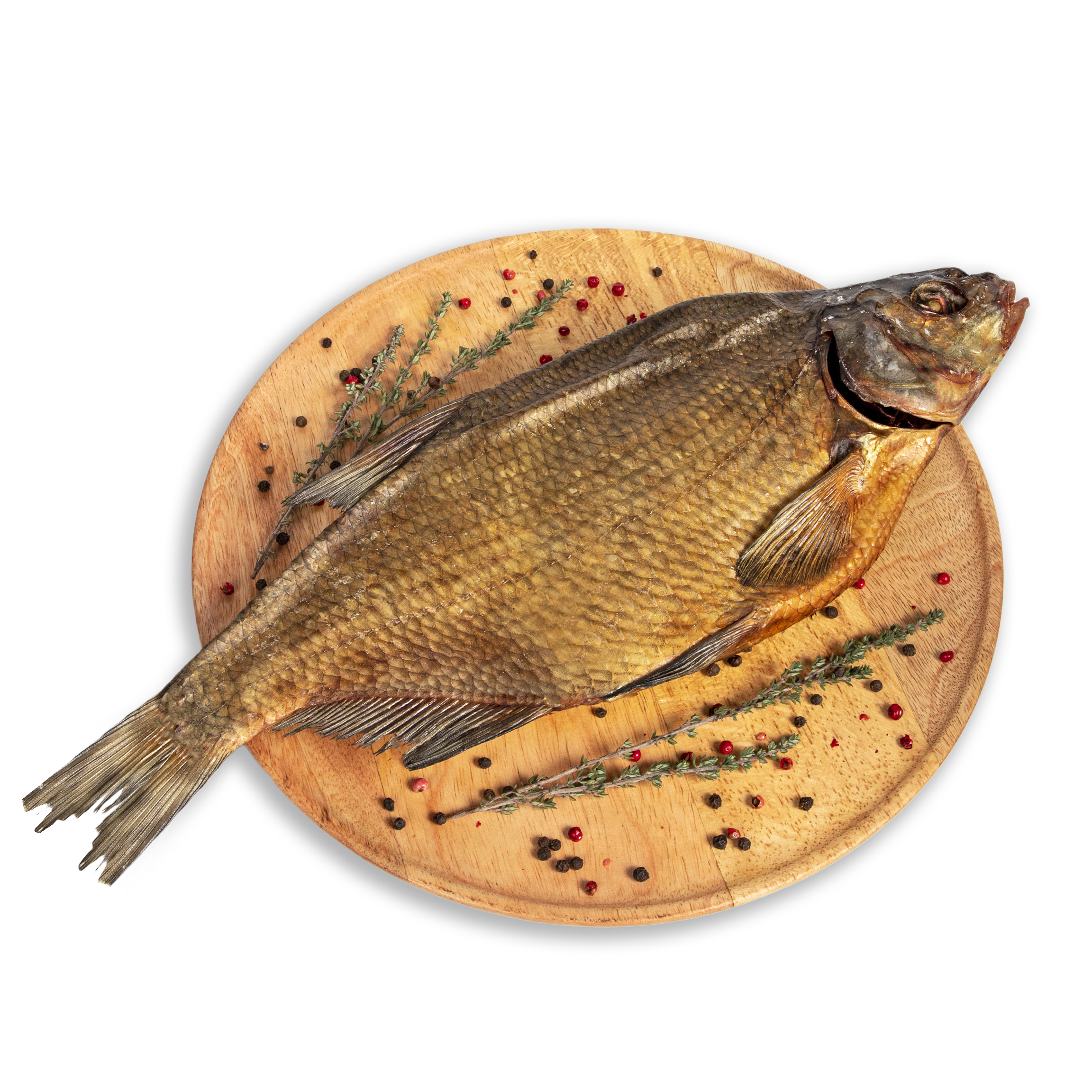 Cold-smoked bream