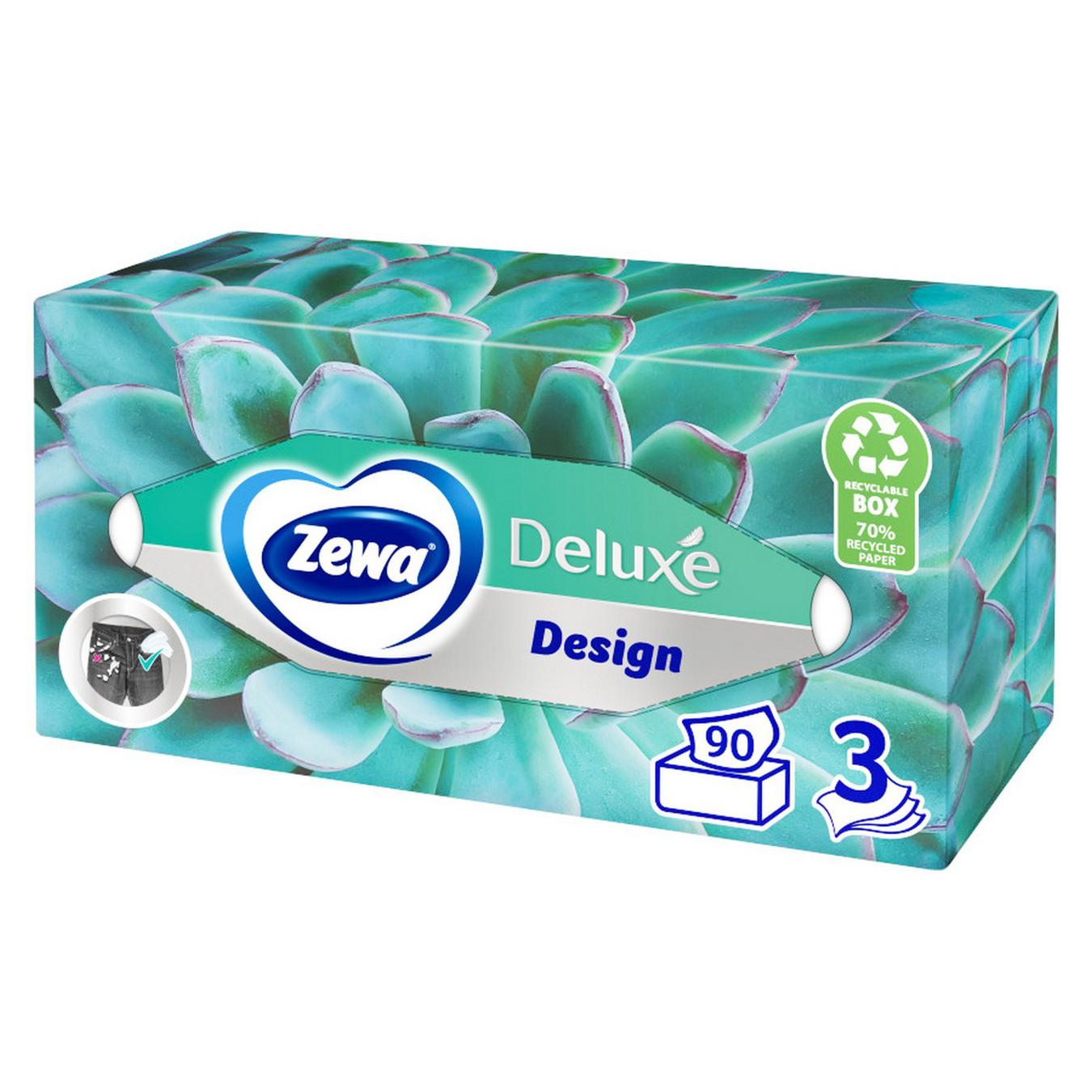 Zewa Deluxe Three-Ply Paper Tissues 90pcs 2