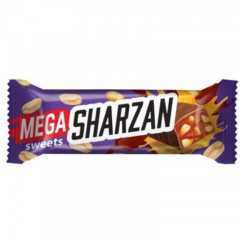 MEGA SHARZAN candy bar glazed with an iris-shaped body Lucas 40g