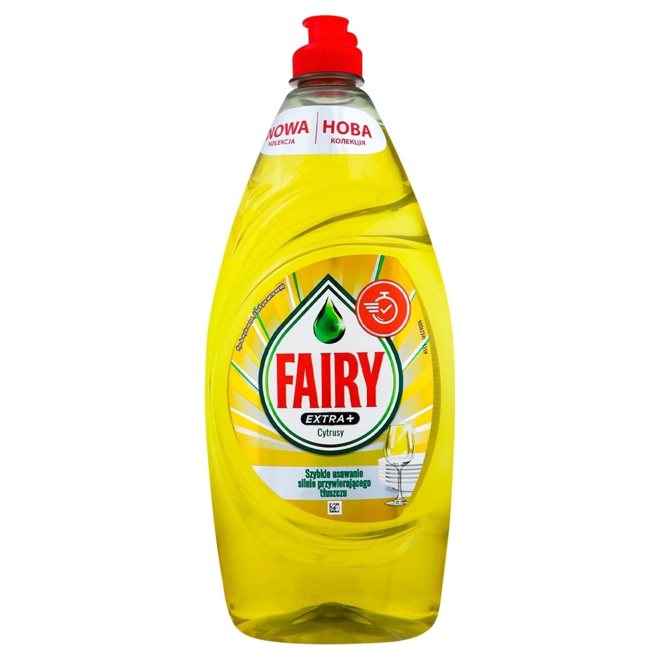Dishwashing detergent Fairy Extra+ citrus 905 ml
