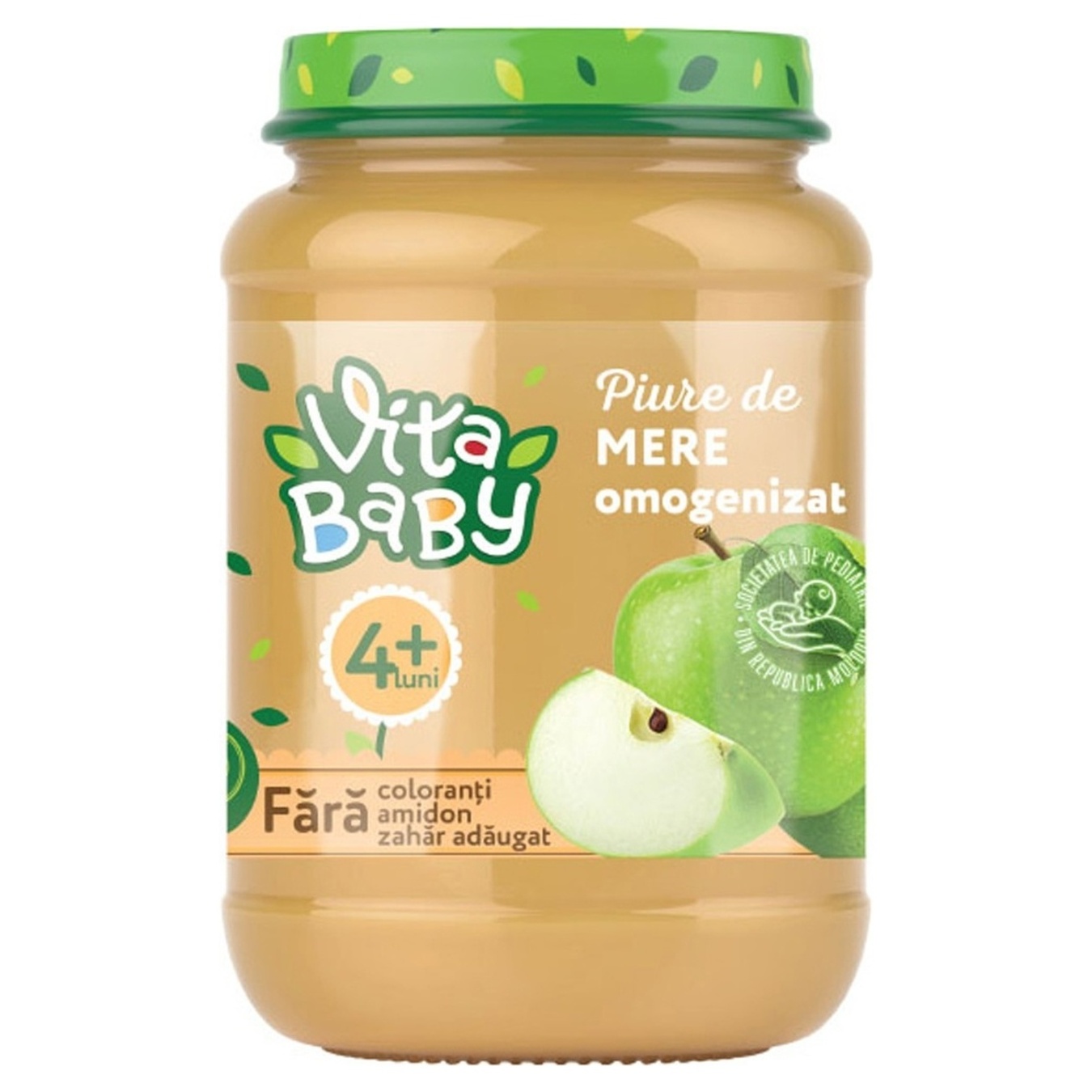 Пюре Vita Baby з яблук без додавання цукру 180г